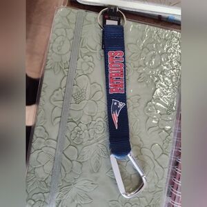 Patriots Keychain with Carabiner